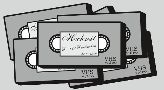Preis 1 VHS-Kassetten Digitalisierung